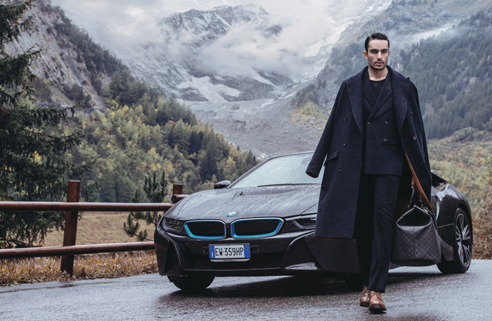 GQ magazine - Louis Vuitton & BMW advertorial